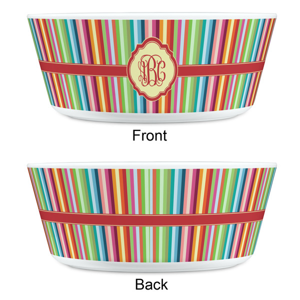 Retro Vertical Stripes Kids Bowls - APPROVAL