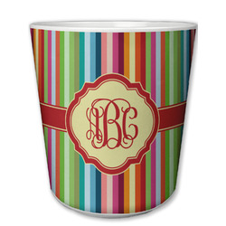 Retro Vertical Stripes Plastic Tumbler 6oz (Personalized)