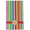 Retro Vertical Stripes Kitchen Towel - Poly Cotton - Full Front