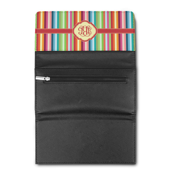 Retro Vertical Stripes Ladies Wallet (Open)
