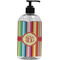Retro Vertical Stripes Plastic Soap / Lotion Dispenser (Personalized)