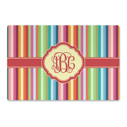 Retro Vertical Stripes Large Rectangle Car Magnet (Personalized)