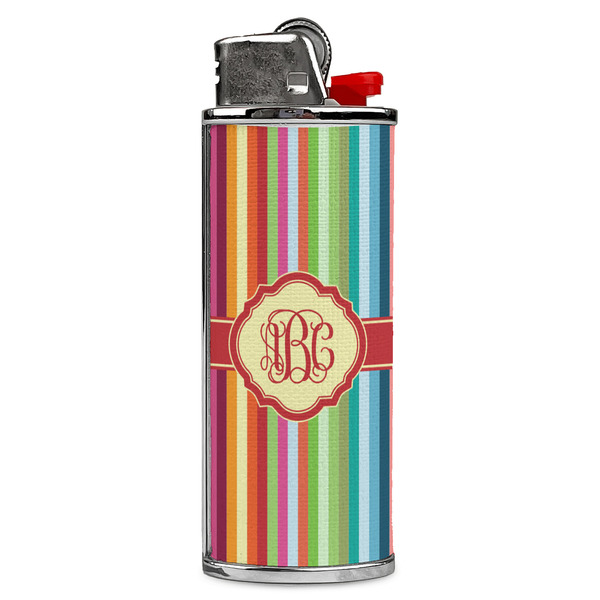 Custom Retro Vertical Stripes Case for BIC Lighters (Personalized)