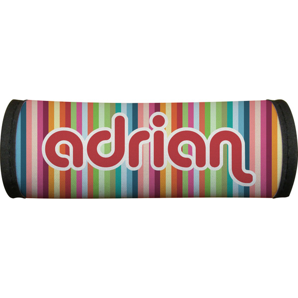 Retro Vertical Stripes Luggage Handle Wrap