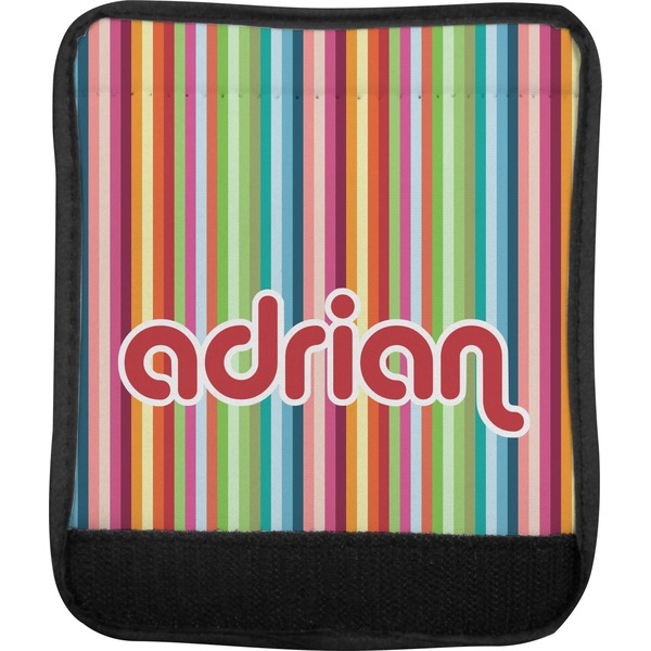 Retro Vertical Stripes Luggage Handle Wrap (Approval)