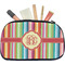 Retro Vertical Stripes Makeup / Cosmetic Bag - Medium (Personalized)