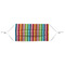 Retro Vertical Stripes Mask - Pleated (new) APPROVAL