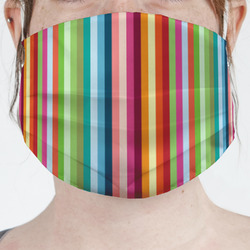 Retro Vertical Stripes Face Mask Cover (Personalized)