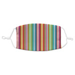 Retro Vertical Stripes Adult Cloth Face Mask