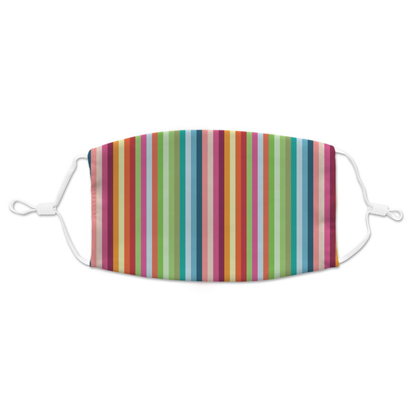 Custom Retro Vertical Stripes Adult Cloth Face Mask - Standard