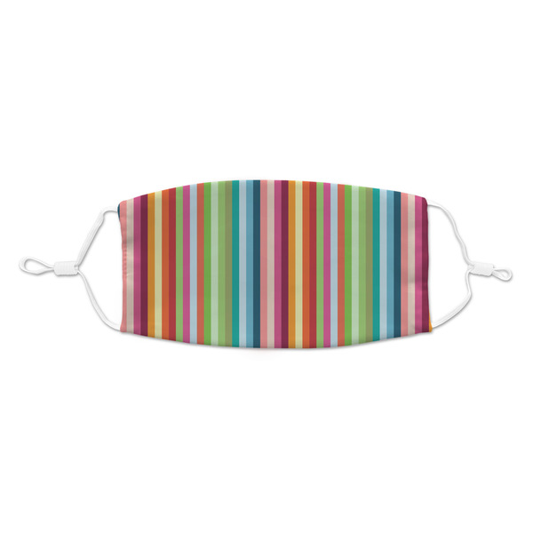 Custom Retro Vertical Stripes Kid's Cloth Face Mask