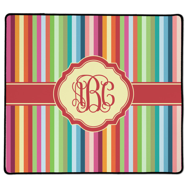 Custom Retro Vertical Stripes XL Gaming Mouse Pad - 18" x 16" (Personalized)