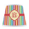 Retro Vertical Stripes Poly Film Empire Lampshade - Front View