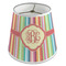 Retro Vertical Stripes Poly Film Empire Lampshade - Angle View