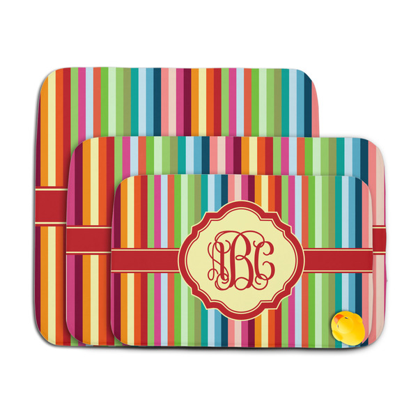 Retro Vertical Stripes Memory Foam Bath Mat - MAIN PARENT