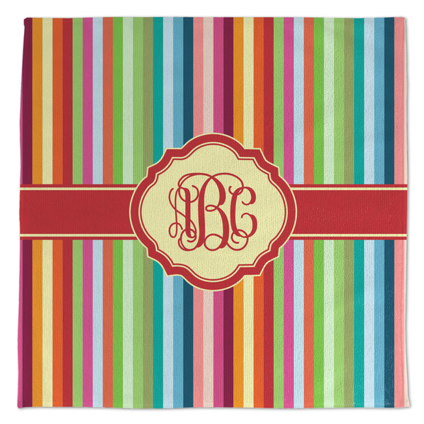 Custom Retro Vertical Stripes Microfiber Dish Towel (Personalized)
