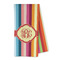 Retro Vertical Stripes Kitchen Towel - Microfiber (Personalized)