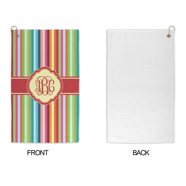 Retro Vertical Stripes Microfiber Golf Towels - APPROVAL