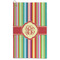 Retro Vertical Stripes Microfiber Golf Towel (Personalized)