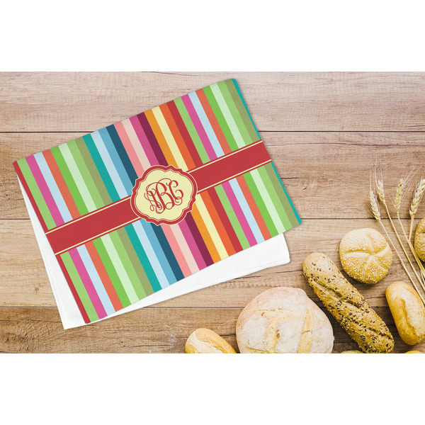 Retro Vertical Stripes Microfiber Kitchen Towel - LIFESTYLE