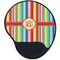 Retro Vertical Stripes Mouse Pad with Wrist Support - Main