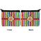 Retro Vertical Stripes Neoprene Coin Purse - Front & Back (APPROVAL)