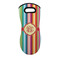 Retro Vertical Stripes Neoprene Oven Mitt w/ Monograms