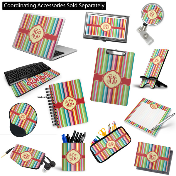 Retro Vertical Stripes Office & Desk Accessories