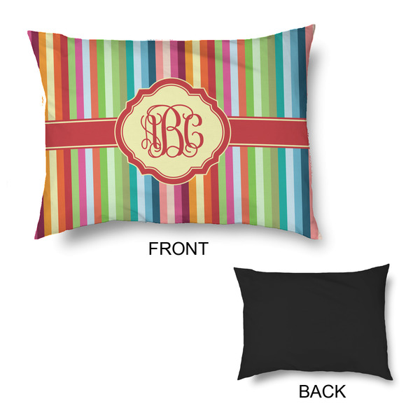 Retro Vertical Stripes Outdoor Dog Beds - Medium - APPROVAL