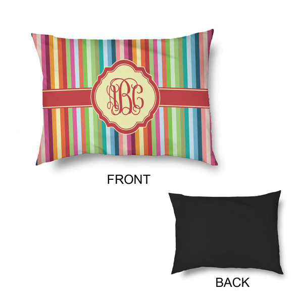 Retro Vertical Stripes Outdoor Dog Beds - Small - APPROVAL