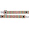 Retro Vertical Stripes Pacifier Clip - Front and Back