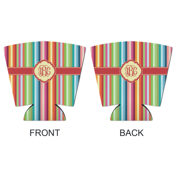 Retro Vertical Stripes Party Cup Sleeves - with bottom - APPROVAL