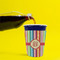 Retro Vertical Stripes Party Cup Sleeves - without bottom - Lifestyle