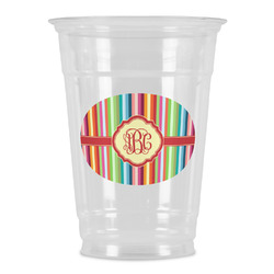 Retro Vertical Stripes Party Cups - 16oz (Personalized)