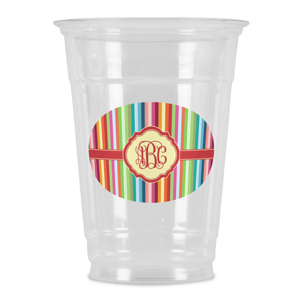 Custom Retro Vertical Stripes Party Cups - 16oz (Personalized)