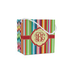Retro Vertical Stripes Party Favor Gift Bags - Gloss (Personalized)