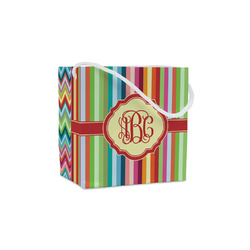 Retro Vertical Stripes Party Favor Gift Bags (Personalized)