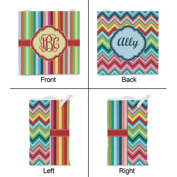 Retro Vertical Stripes Party Favor Gift Bag - Matte - Approval