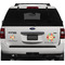 Retro Vertical Stripes Personalized Car Magnets on Ford Explorer