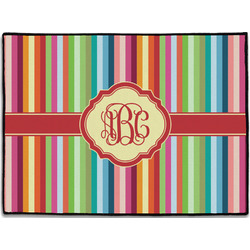 Retro Vertical Stripes Door Mat (Personalized)