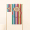 Retro Vertical Stripes Personalized Towel Set