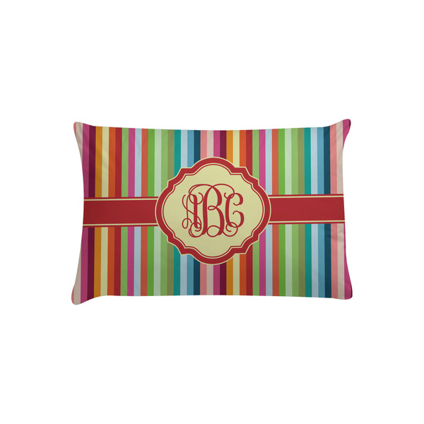 Custom Retro Vertical Stripes Pillow Case - Toddler (Personalized)