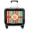 Retro Vertical Stripes Pilot / Flight Suitcase (Personalized)