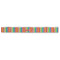 Retro Vertical Stripes Plastic Ruler - 12" - FRONT