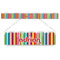 Retro Vertical Stripes Plastic Ruler - 12" (Personalized)