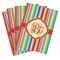 Retro Vertical Stripes Playing Cards - Hand Back View