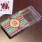 Retro Vertical Stripes Playing Cards - In Package
