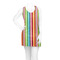 Retro Vertical Stripes Racerback Dress - On Model - Front