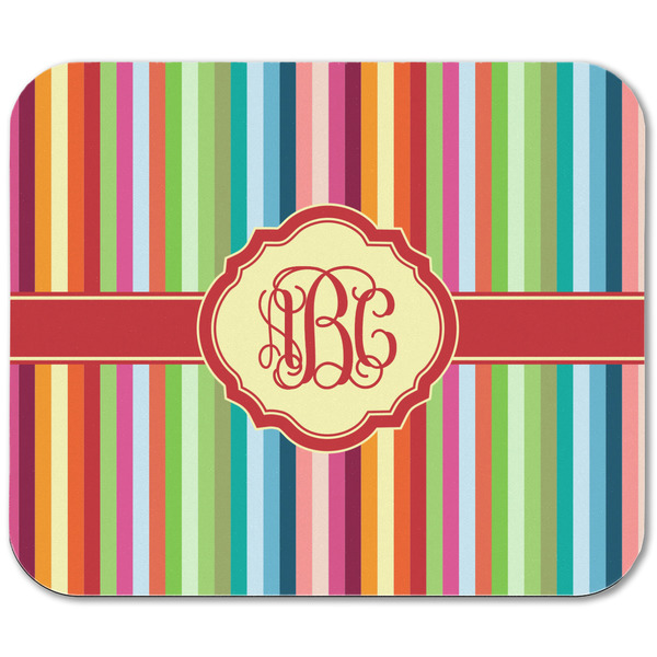 Retro Vertical Stripes Rectangular Mouse Pad - APPROVAL