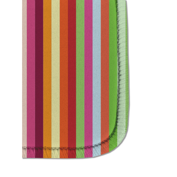 Retro Vertical Stripes Sanitizer Holder Keychain - Detail